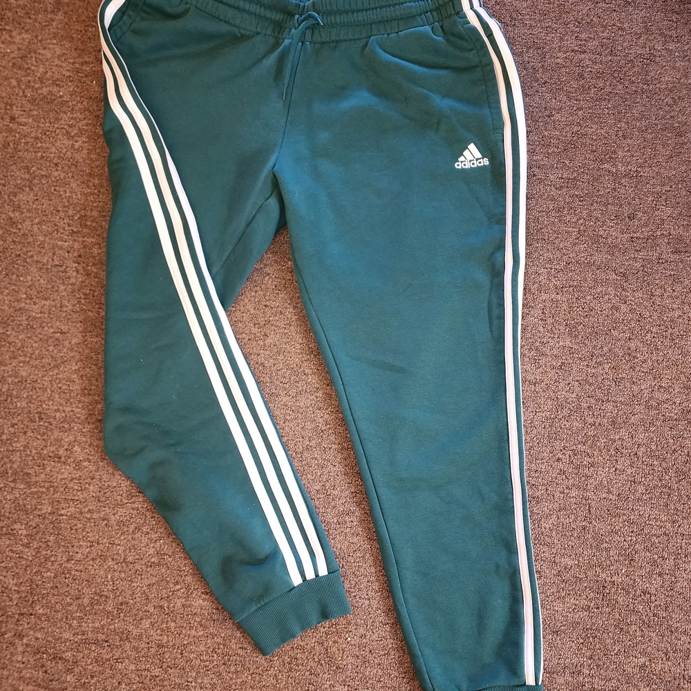 Adidas Women Green Track Pants